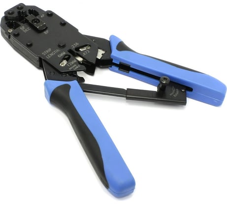 Обжимные клещи для коннекторов 5bites Express  RJ-45 RJ-11 12 фиксатор и зачистка LY-T2009R