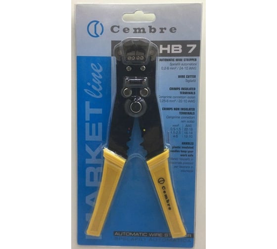 Клещи CEMBRE для снятия изоляции стриппер, HB7 2591310
