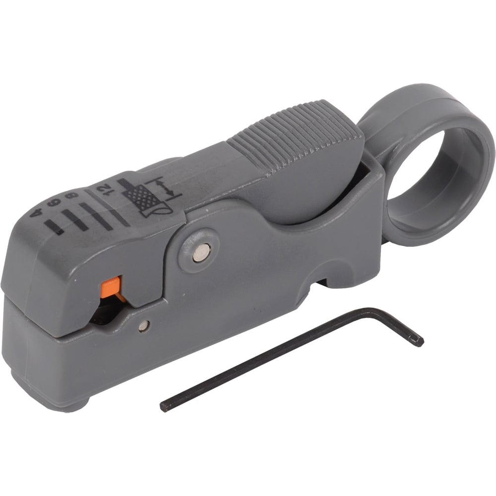 Инструмент для зачистки и обрезки коаксиального кабеля IEK ITK TS2-GR10 ...