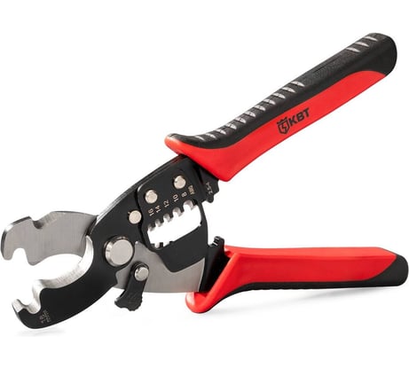 Кабельные ножницы КВТ MC-07 серия ПРАКТИК для резки проводов ∅ до 15 мм с функцией снятия изоляции 86619