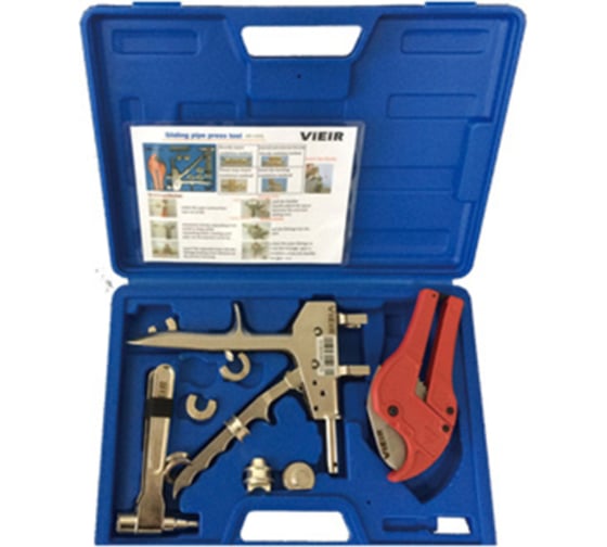 Прессовочный аппарат для труб VIEIR комплект для монтажа инженерных систем VER1225