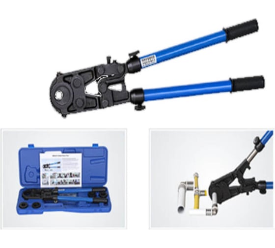 Прессовочный аппарат для трубы для монтажа соединений в сантехнических системах VIEIR VER1432-2