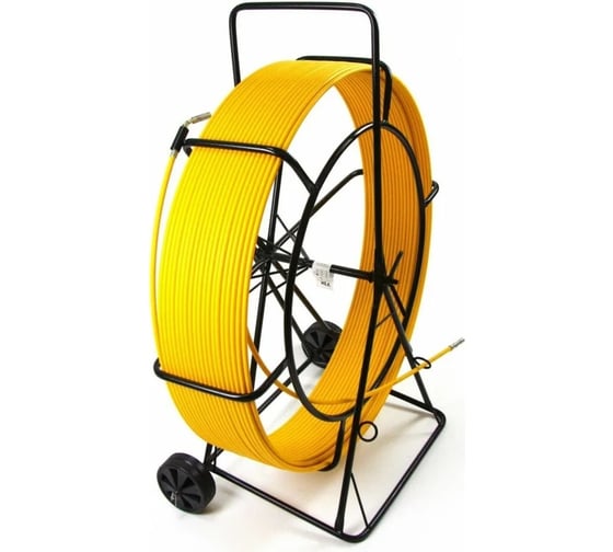 Протяжка для кабеля Metall78.ru, стеклопруток D=11 мм, 500 м, на телеге 11-500ТЖ