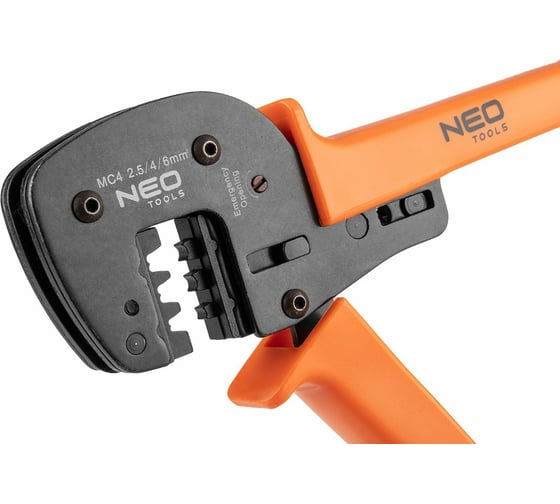 Клещи для опрессовки разъемов NEO Tools MC4 01-555