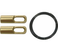 Пруток для протяжки кабеля нейлоновый 2 петли, 15 м, диам. 4 мм HAUPA 150466