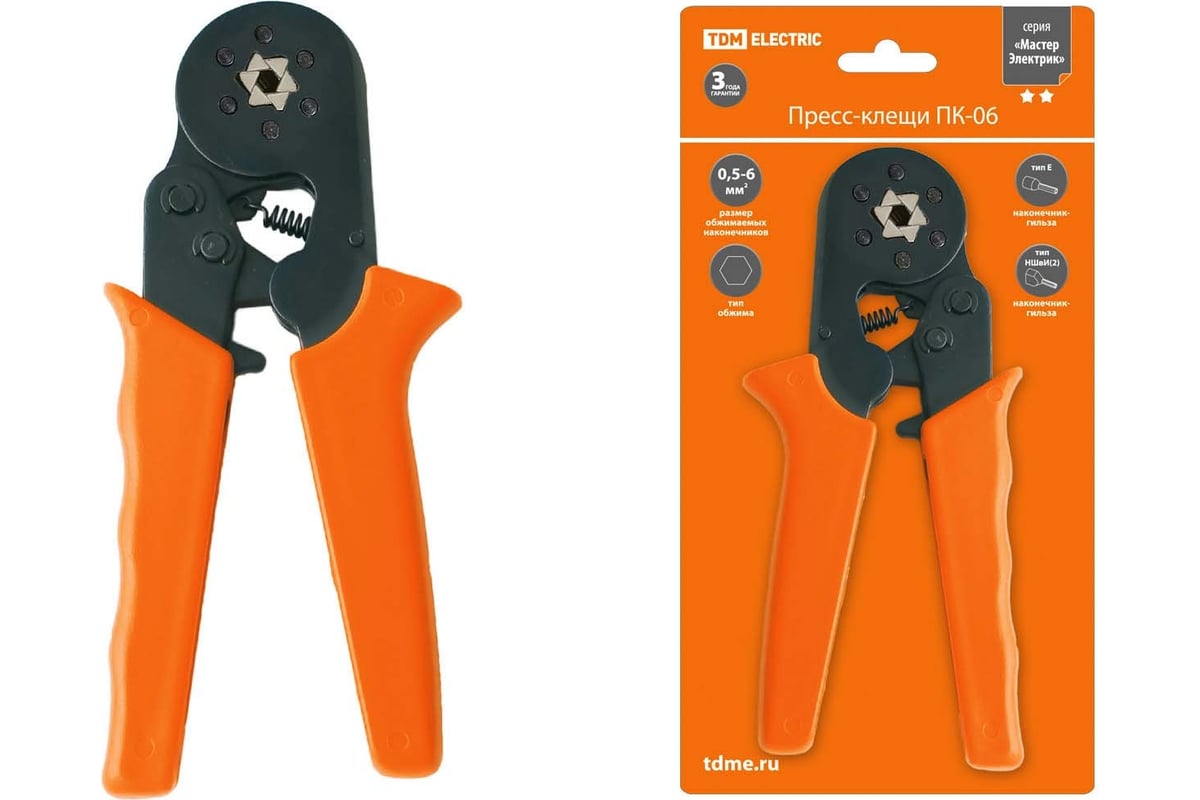Пресс-клещи TDM ПК-06 SQ1001-0006 - выгодная цена, отзывы ...