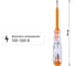 Отвертка-пробник индикатор TDM ELECTRIC с комбинированным жалом 160 мм, "ЭкспертЭлектрик" SQ1015-0003 3