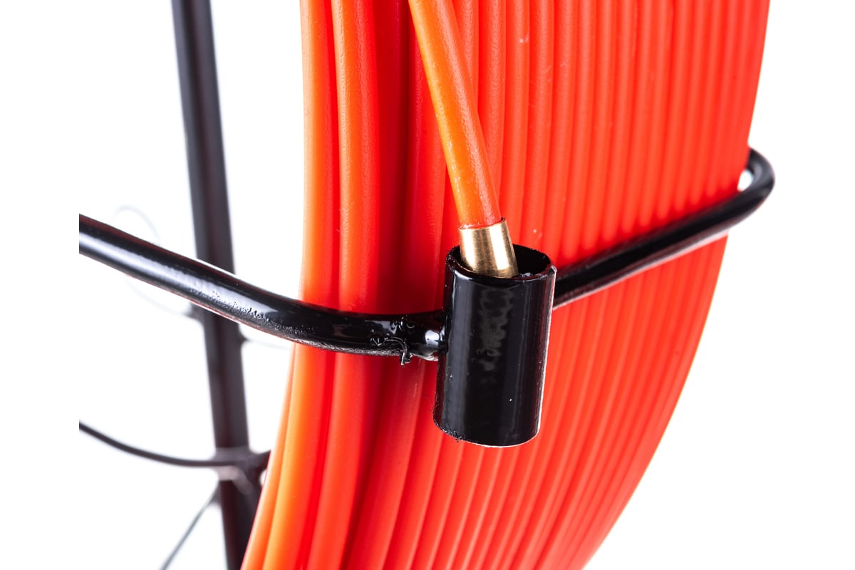 Протяжка для кабеля OlmiOn мини УЗК d=6 мм L=150 м в напольной кассете ...