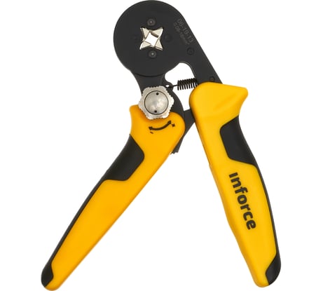 Квадратные пресс-клещи Inforce с регулировочным винтом 0.2-16 мм² 06-19-13