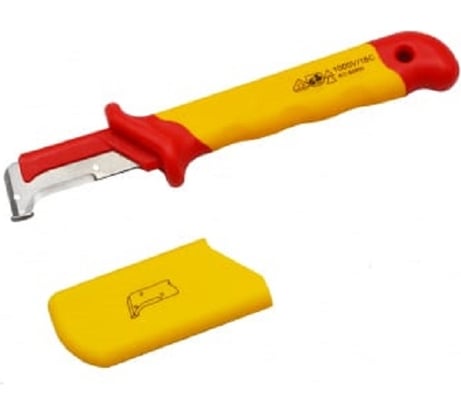 Изолированный кабельный нож BIST с пяткой, VDE, до 1000 В BWD520C-02