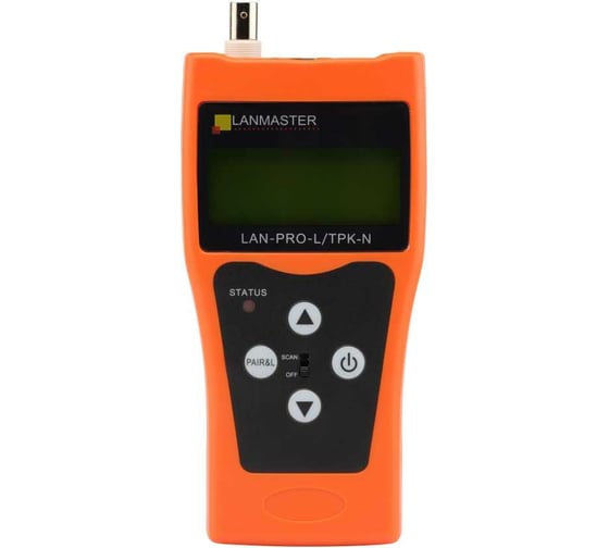 Кабельный тестер с измерением длины и трассировкой кабельных линий LANMASTER 8 ответных частей LAN-PRO-L/TPK-N-8R