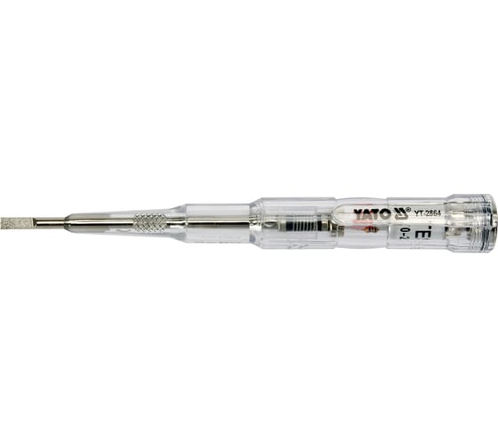 Отвертка-тестер напряжения YATO 70-250V YT-2864