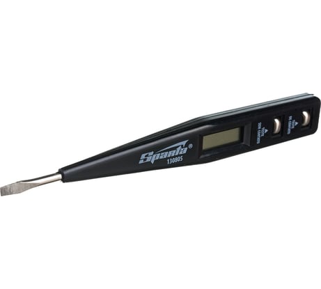 Тестер напряжения SPARTA 12–220 В, жидкокристаллический дисплей// 130805