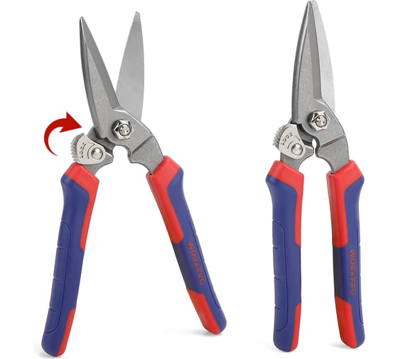 Универсальные кованые ножницы WORKPRO 200 мм WP214009