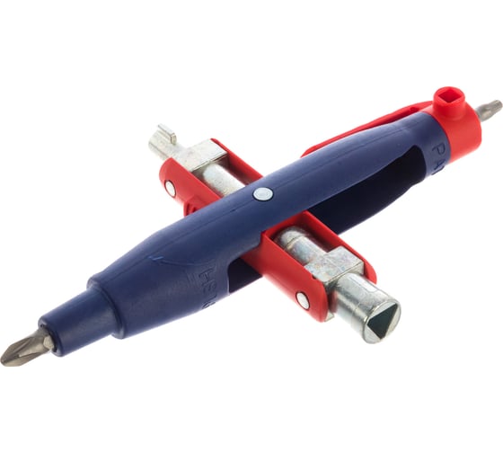 Ключ для электрошкафов с битой и переходником KNIPEX KN-001107