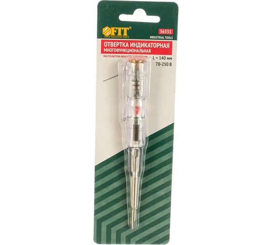 Индикаторная отвертка FIT IT 70-250В 56531