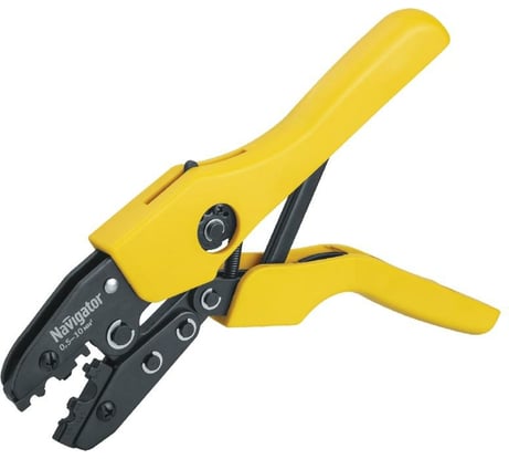 Пресс-клещи Navigator NHT-Pkv01-M-10 для неизолированных, 6 мм2 80385