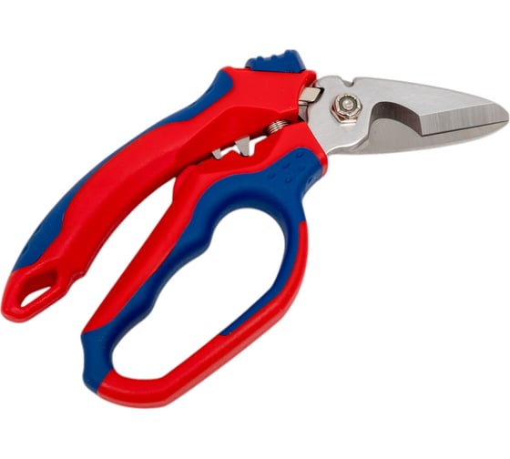 Ножницы электрика Knipex угловые, обжим концевых гильз: 0.5–6 мм и 10–25 мм, 160 мм, нержавеющие, 2-компонентные ручки, SB KN-950520SB