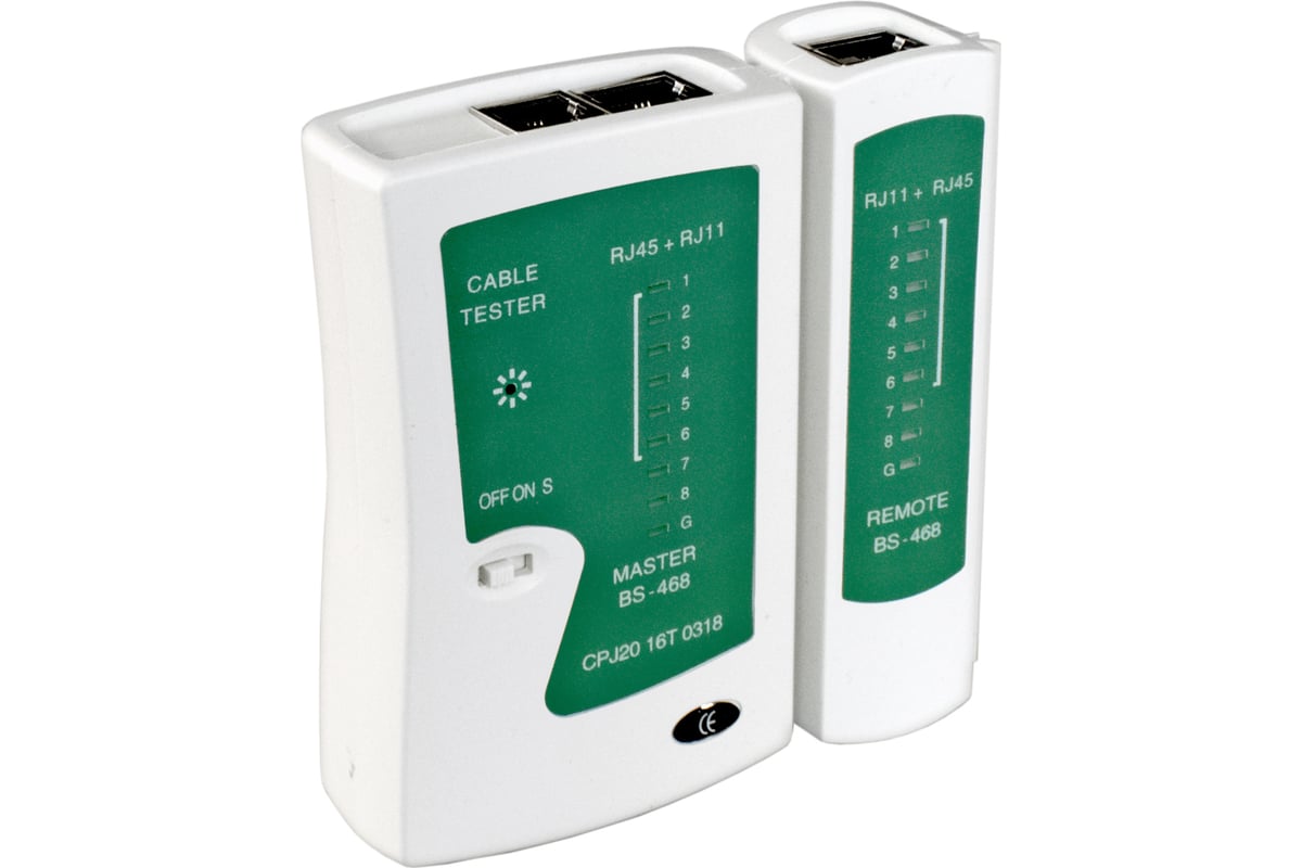 Сетевой тестер ExeGate NS-468 для RJ-45/RJ-11/RJ-12271121 - выгодная ...
