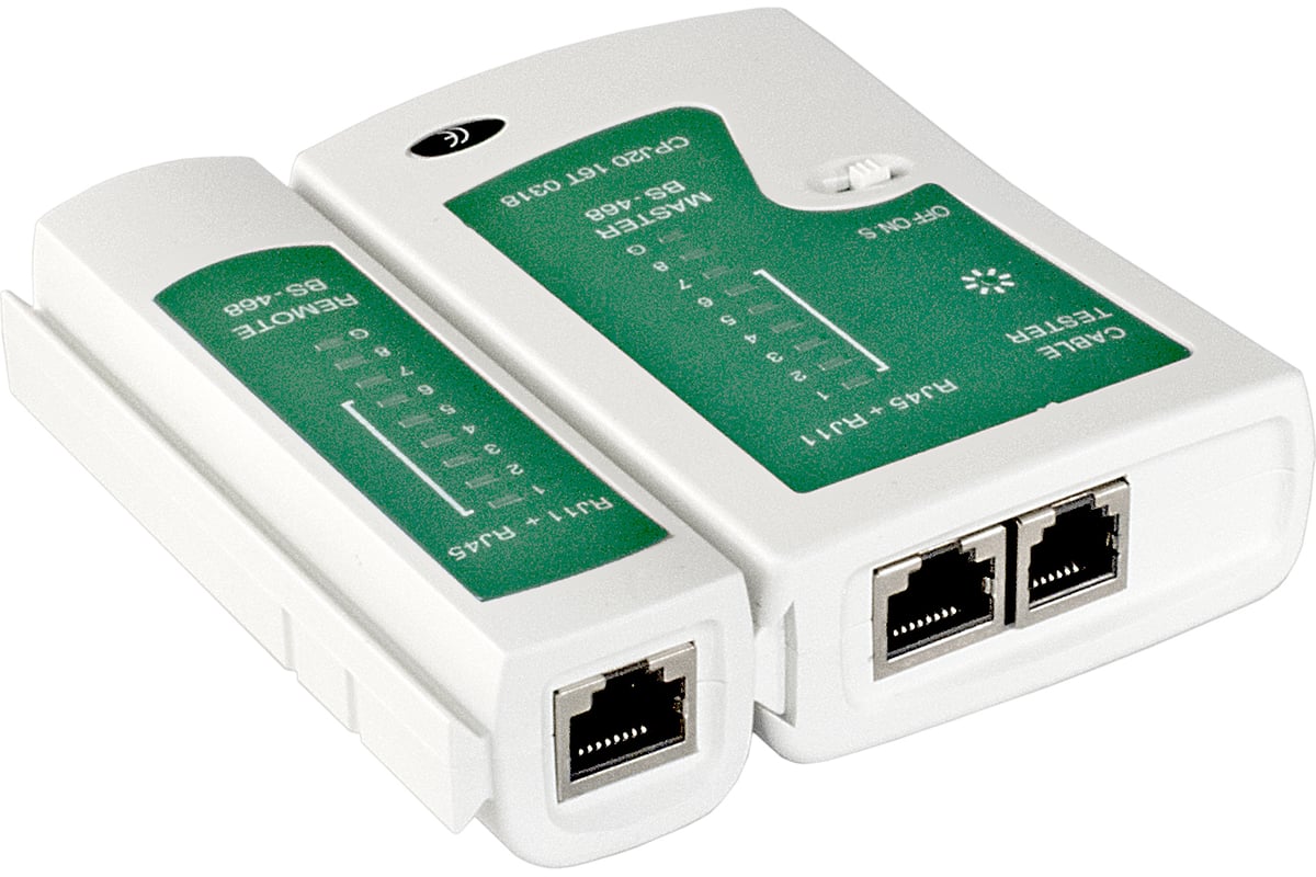 Сетевой тестер ExeGate NS-468 для RJ-45/RJ-11/RJ-12271121 - выгодная ...