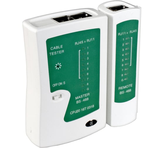 Сетевой тестер ExeGate NS-468 для RJ-45/RJ-11/RJ-12271121