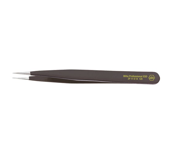 Прецизионный пинцет Professional ESD 00 120 мм Wiha 32327