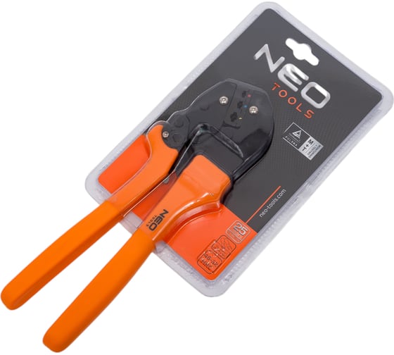 Клещи для обжима кабельных наконечников NEO Tools 22-10 AWG 01-503