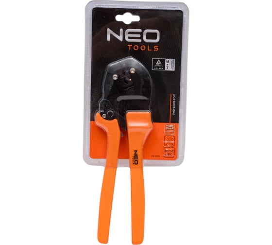 Клещи для обжима кабельных наконечников NEO Tools 22-10 AWG 01-503