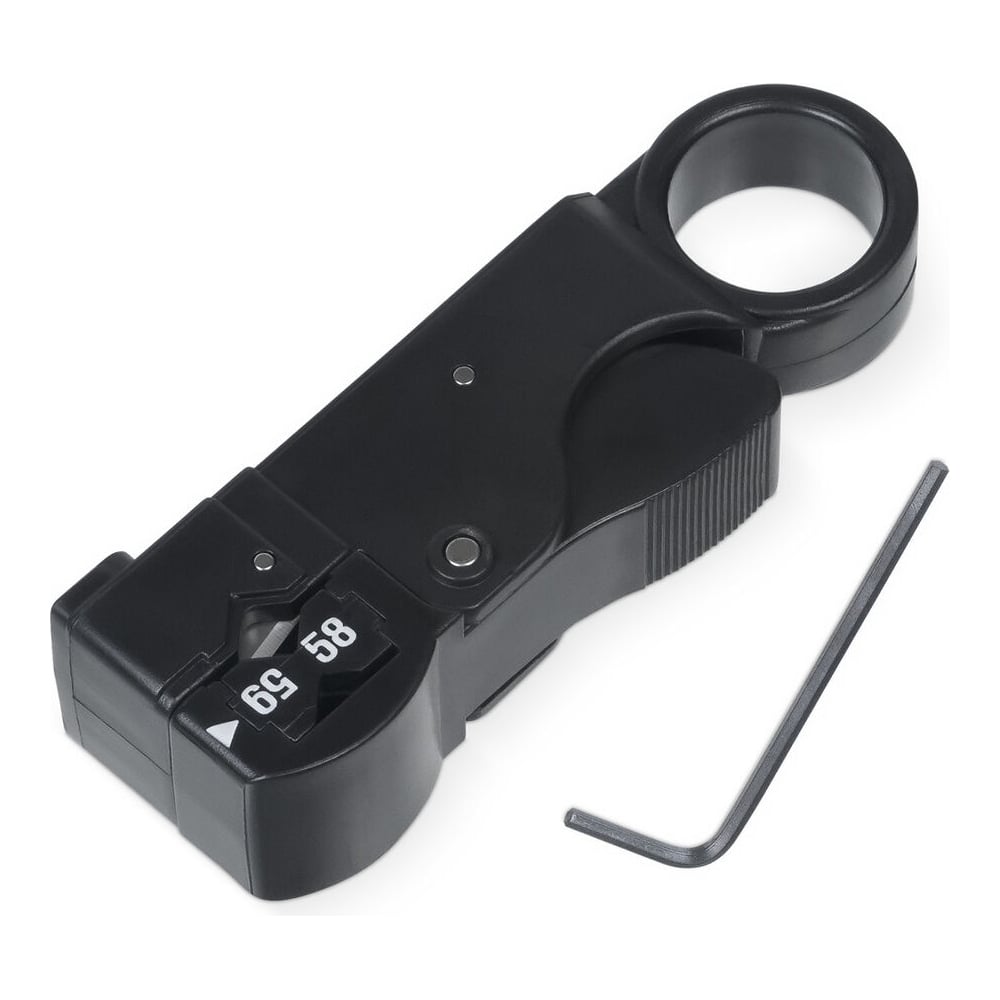 Инструмент для зачистки коаксиального кабеля Cabeus RG-58,59,62 HT-312B ...