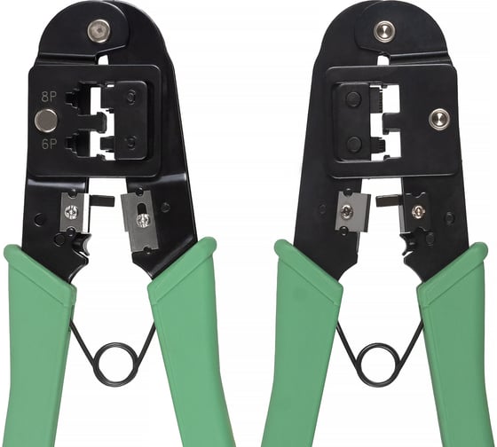 Обжимной инструмент Cabeus для RJ-45 (8р8с), RJ-11/12 (6р6с, 6р4с, 6р2с) HT-268