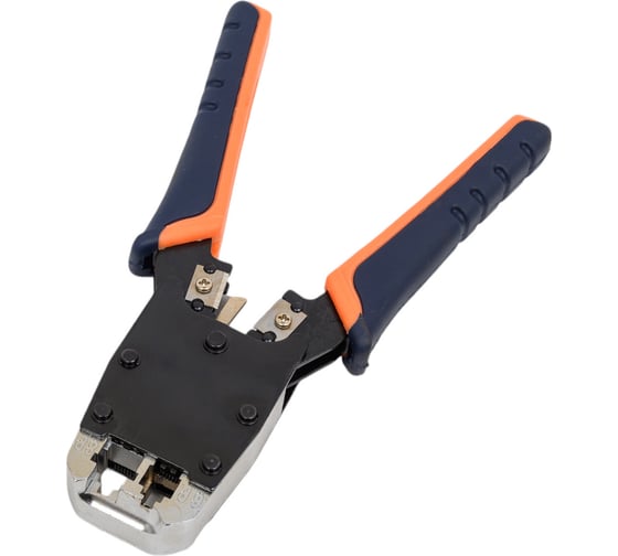 Обжимной инструмент Cabeus для RJ-45 (8р8с), RJ-11/12 (6р6с, 6р4с, 6р2с), профессиональный HT-500