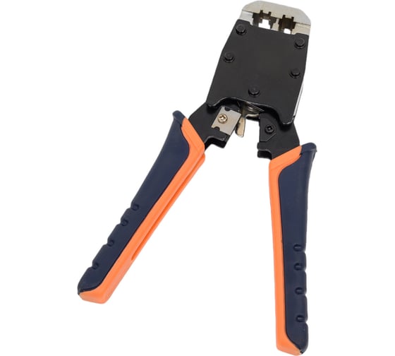 Обжимной инструмент Cabeus для RJ-45 (8р8с), RJ-11/12 (6р6с, 6р4с, 6р2с), профессиональный HT-500