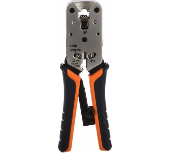 Обжимной инструмент Cabeus для RJ-45 (8р8с), профессиональный HT-L2182R