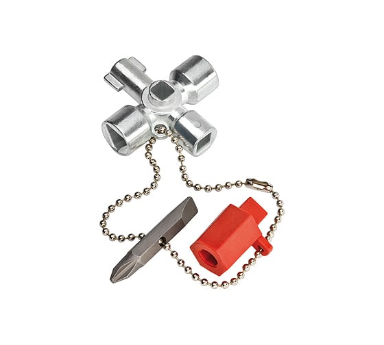 Ключ для электрошкафов с битой и переходником Knipex KN-001102 1