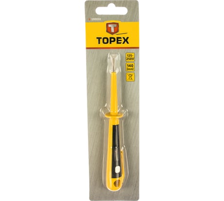 Индикатор напряжения TOPEX 125-250 В, 140 мм 39D058