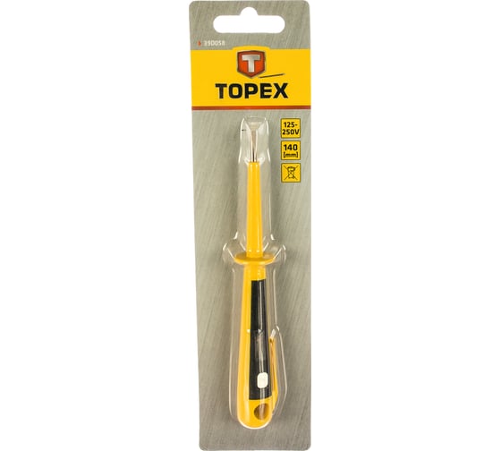 Индикатор напряжения TOPEX 125-250 В, 140 мм 39D058