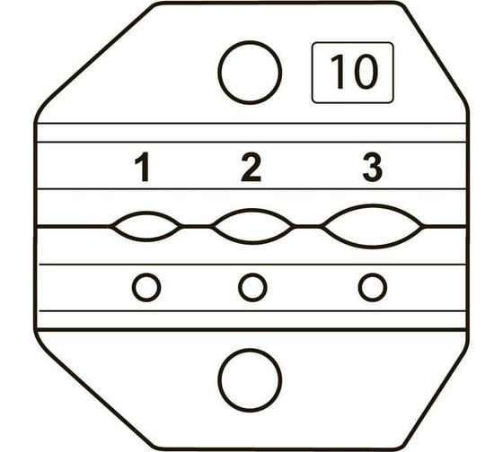 Пресс-клещи КВТ CTK-10 63028