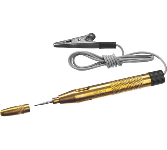Пробник STAYER MAXElectro для автопроводки, латунный, 6-24В, 110мм 2574_z01