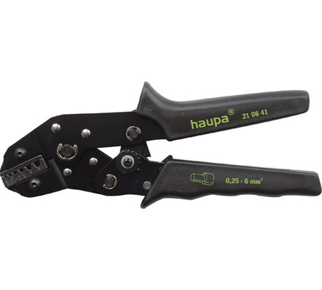 Обжимной инструмент для концевых гильз 0.25-6мм2 HAUPA 210841