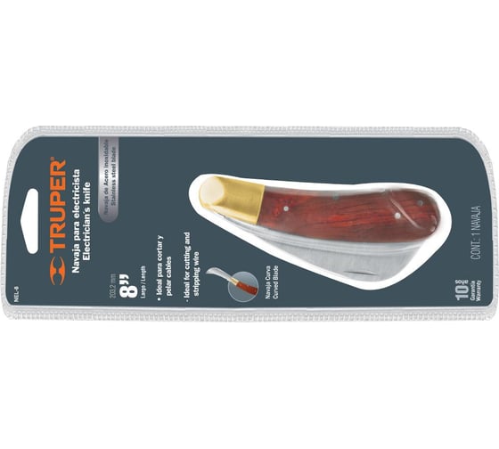 Нож электрика TRUPER NEL-8 18539
