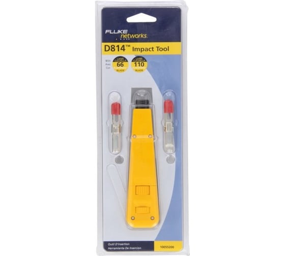 Инструмент для набивки кросса Fluke D814S с насадкой EverSharp для 66 и 110 кросса