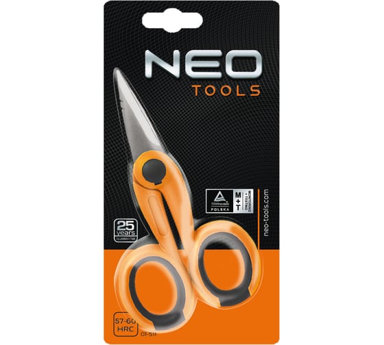 Ножницы для кабеля и изолирующей оболочки NEO Tools 140 мм 01-511