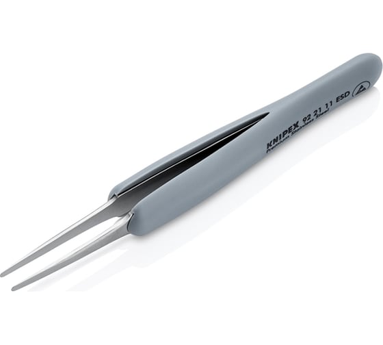 Резиновый пинцет KNIPEX ESD из нержавеющей стали KN-922111ESD