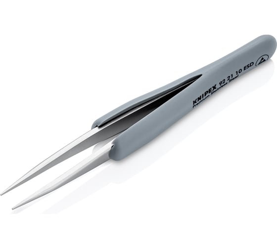Резиновый пинцет KNIPEX ESD из нержавеющей стали KN-922110ESD