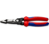 Инструмент для зачистки гармонизированных европейских кабелей KNIPEX из закаленной стали, фосфатированный, 2-комп ручки KN-1372200ME