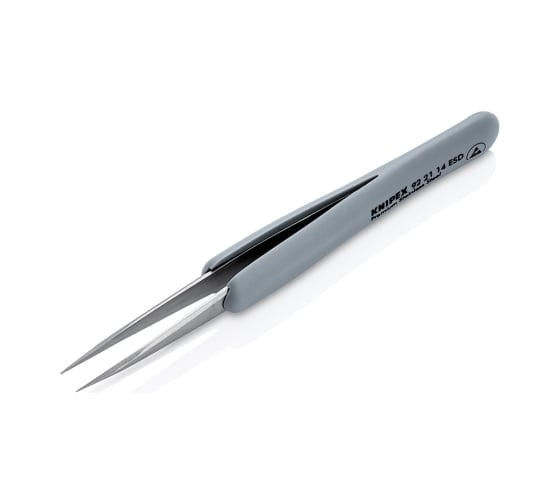 Резиновый пинцет KNIPEX ESD из нержавеющей стали KN-922114ESD