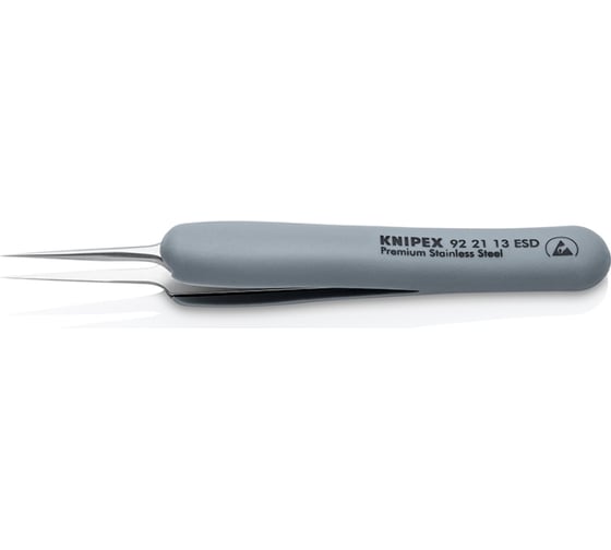 Резиновый пинцет KNIPEX ESD из нержавеющей стали KN-922113ESD