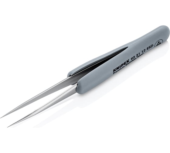 Резиновый пинцет KNIPEX ESD из нержавеющей стали KN-922112ESD
