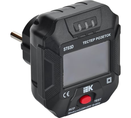 Тестер розеток IEK Arma2l 5 st03d A2L5-ST14-03