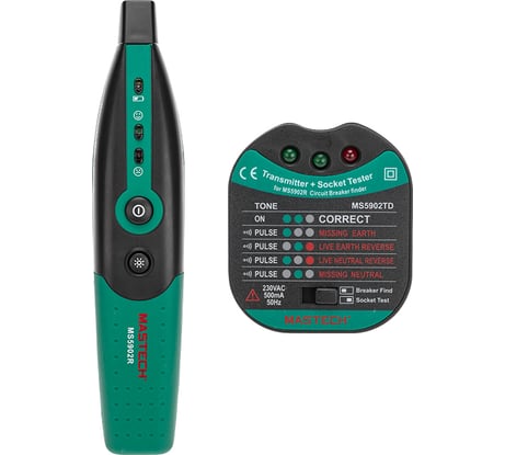 Тестер розеток, детектор автоматов Mastech ms5902rtd 13-1262